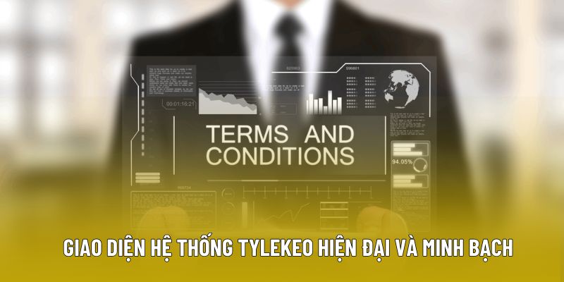 Giao diện hệ thống tylekeo hiện đại và minh bạch