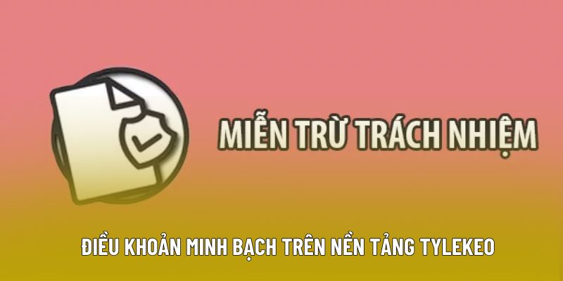 Điều khoản minh bạch trên nền tảng Tylekeo